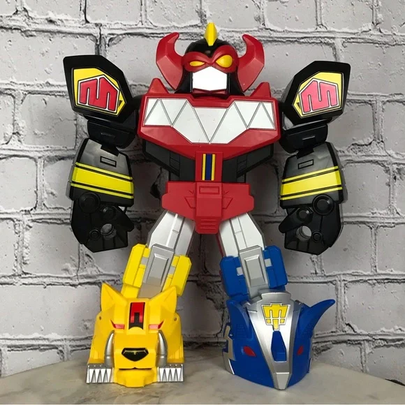 Mighty Morphin Power Rangers Megazord Hasbro Caricature Action Figure Play Toy - Picture 2 of 8